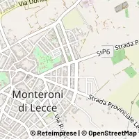 Hartă Monteroni di Lecce