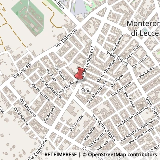 Mappa Corso Umberto I, 206, 73047 Monteroni di Lecce, Lecce (Puglia)