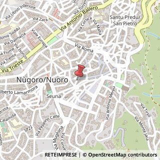 Mappa Corso Giuseppe Garibaldi, 129, 08100 Nuoro, Nuoro (Sardegna)