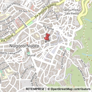 Mappa Piazza Marghinotti, 08100 Nuoro, Nuoro (Sardegna)