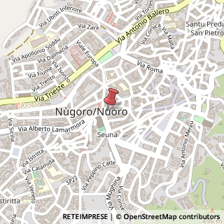 Mappa Corso Giuseppe Garibaldi, 08100 Nuoro NU, Italia, 08100 Nuoro, Nuoro (Sardegna)