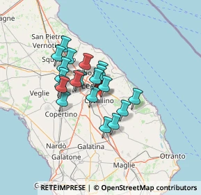 Mappa Strada Provinciale, 73023 Lizzanello LE, Italia (10.926)