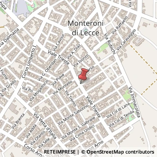Mappa Viale Trieste, 131, 73047 Monteroni di Lecce, Lecce (Puglia)