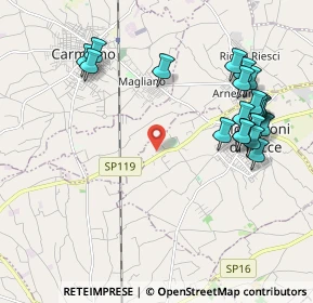 Mappa Via Provinciale Lecce - Porto Cesareo, 73047 Monteroni di Lecce LE, Italia (2.4935)