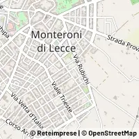Mapa Monteroni di Lecce