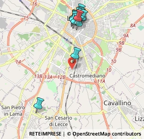 Mappa Via Salvatore Quasimodo, 73016 Aria Sana LE, Italia (2.505)