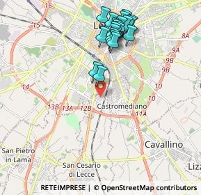 Mappa Via Salvatore Quasimodo, 73016 Aria Sana LE, Italia (2.246)