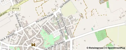 Mappa Monteroni di Lecce