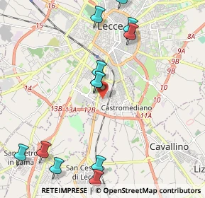 Mappa Via Giovanni Pascoli, 73016 Aria Sana LE, Italia (2.70333)