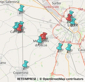 Mappa Via Alcide de Gasperi, 73047 Monteroni di Lecce LE, Italia (5.02)