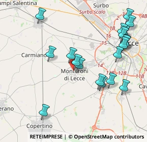 Mappa Piazzeta Ignazio Falconieri, 73047 Monteroni di Lecce LE, Italia (4.96105)