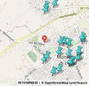 Mappa Via A. Pacinotti, 73047 Monteroni di Lecce LE, Italia (0.704)
