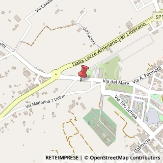 Mappa Via del Mare, 31, 73047 Monteroni di Lecce, Lecce (Puglia)