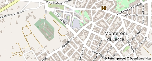 Mappa Monteroni di Lecce
