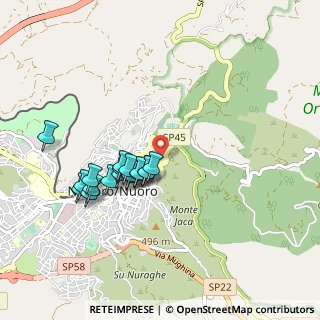 Mappa Via delle Conce, 08100 Nuoro NU, Italia (0.87222)