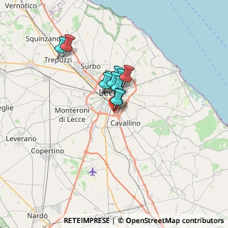 Mappa Via Varrone, 73020 Lecce LE, Italia (4.68545)
