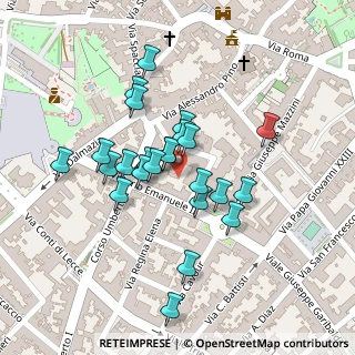 Mappa Via Luigi Einaudi, 73047 Monteroni di Lecce LE, Italia (0.09583)