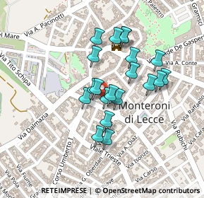 Mappa Via Vittorio Emanuele II, 73047 Monteroni di Lecce LE, Italia (0.191)