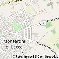 Kaart Monteroni di Lecce