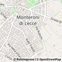 Map Monteroni di Lecce