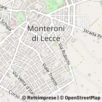 Kaart Monteroni di Lecce