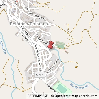 Mappa Via Stazione, 119, 08011 Bolotana NU, Italia, 08011 Bolotana, Nuoro (Sardegna)
