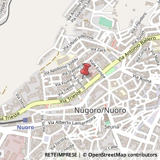 Mappa Via Trento, n. 5, 08100 Nuoro, Nuoro (Sardegna)