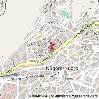Mappa Via Isonzo, 3, 08100 Nuoro, Nuoro (Sardegna)