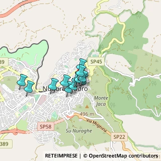 Mappa Via Alberto Azuni, 08100 Nuoro NU, Italia (0.57308)