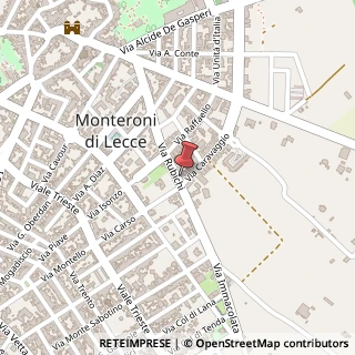 Mappa Via Rubichi, 93, 73047 Monteroni di Lecce, Lecce (Puglia)