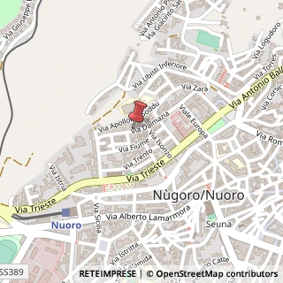 Mappa Via Dalmazia,  55, 08100 Nuoro, Nuoro (Sardegna)