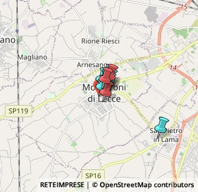 Mappa 73047 Monteroni di Lecce LE, Italia (0.55909)