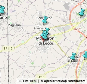 Mappa 73047 Monteroni di Lecce LE, Italia (2.62273)