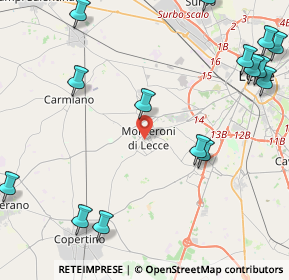 Mappa 73047 Monteroni di Lecce LE, Italia (6.402)