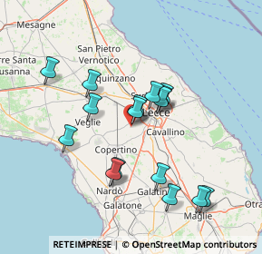 Mappa 73047 Monteroni di Lecce LE, Italia (14.38188)