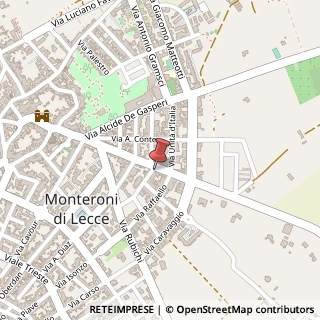 Mappa Via XXI Aprile, 92, 73047 Monteroni di Lecce LE, Italia, 73047 Monteroni di Lecce, Lecce (Puglia)