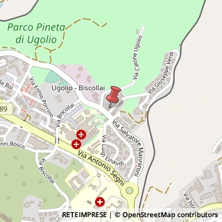 Mappa Via Giuseppe Verdi, 1, 08100 Nuoro, Nuoro (Sardegna)