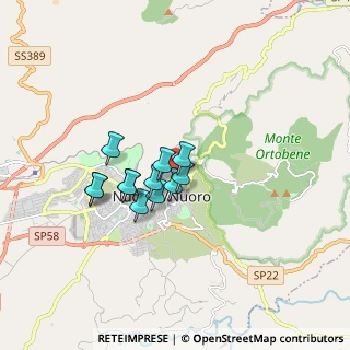 Mappa Via Berbera, 08100 Nuoro NU, Italia (1.29167)