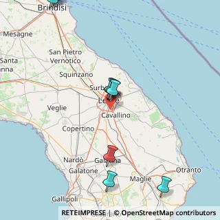 Mappa Via Quinto Ennio, 73020 Cavallino LE, Italia (24.23273)