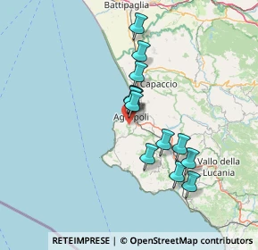 Mappa Via Piano delle Pere, 84043 Agropoli SA, Italia (12.33846)