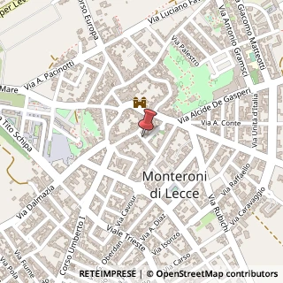 Mappa Via Darpe, 15, 73047 Monteroni di Lecce, Lecce (Puglia)