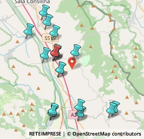 Mappa Via Noce Del Conte, 84034 Padula SA, Italia (4.611)