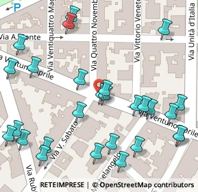 Mappa Via Sabato V., 73047 Monteroni di Lecce LE, Italia (0.08214)