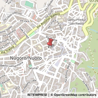 Mappa Via ferracciu 81, 08100 Nuoro, Nuoro (Sardegna)