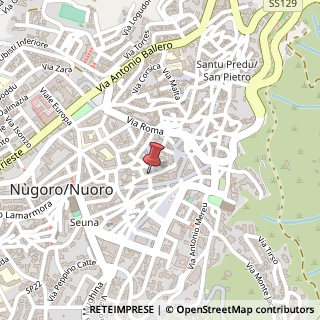 Mappa Via Sebastiano Satta, 30, 08100 Nuoro, Nuoro (Sardegna)