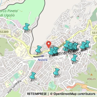 Mappa Via Trieste, 08100 Nuoro NU, Italia (0.5415)