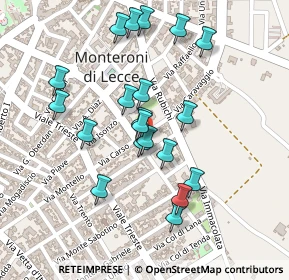 Mappa Via Gen.C.A. Dalla Chiesa, 73047 Monteroni di Lecce LE, Italia (0.2335)