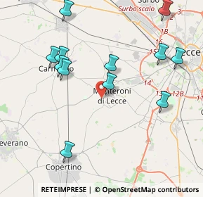 Mappa Via San Fili, 73047 Monteroni di Lecce LE, Italia (4.79917)
