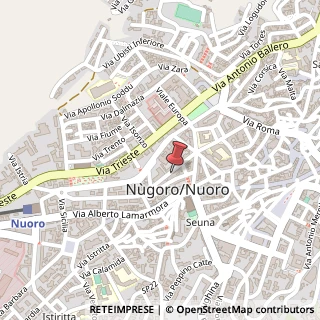 Mappa Via Attilio Deffenu, 83, 08100 Nuoro, Nuoro (Sardegna)