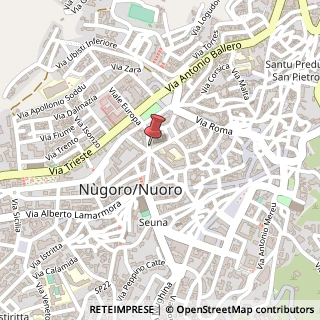 Mappa Via Dante,  33, 08100 Nuoro, Nuoro (Sardegna)